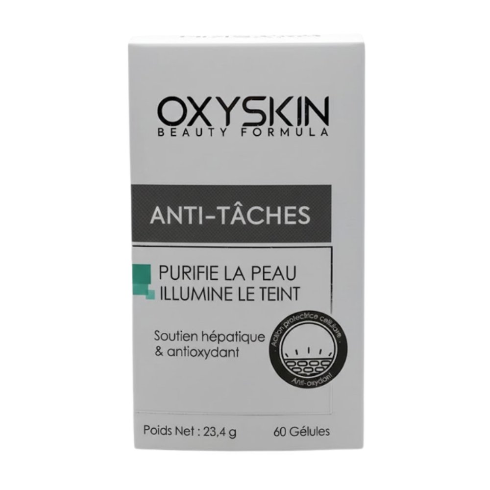 oxyskin – eclat anti taches purifie la peau – 60 gelules