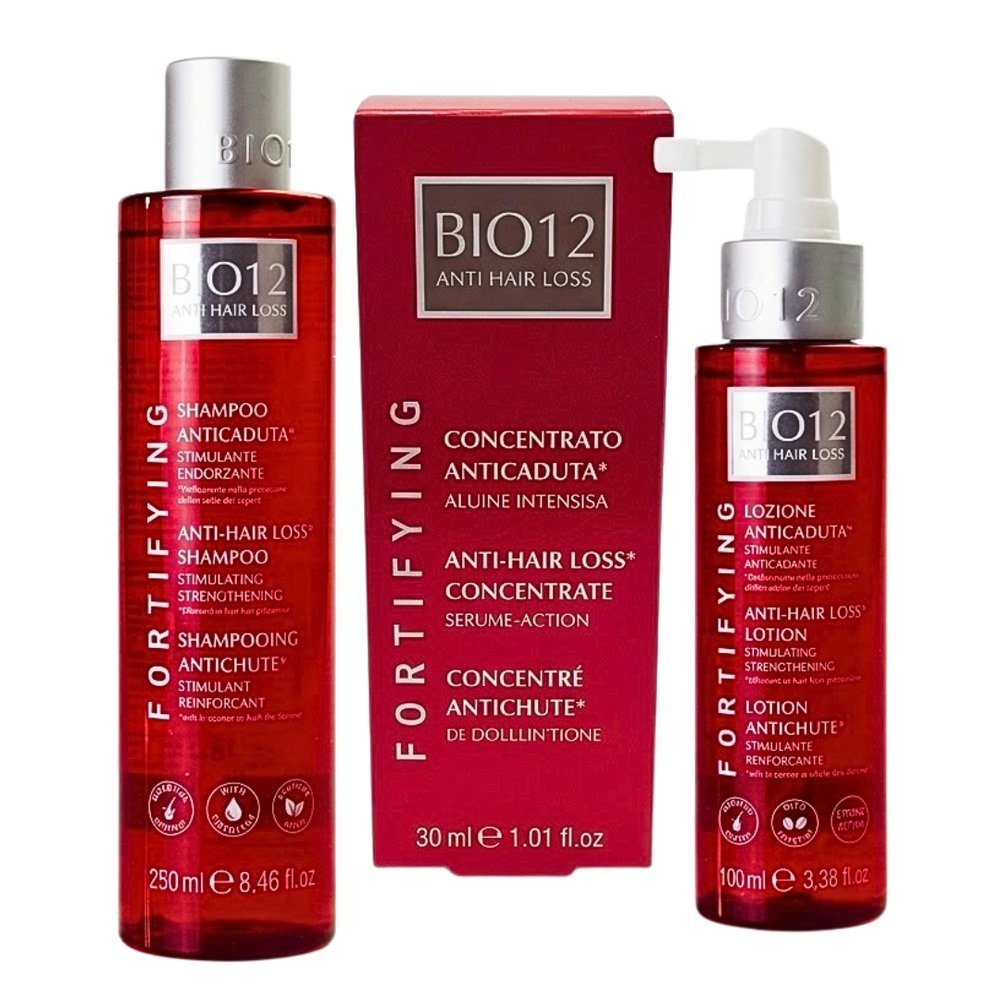 🎁 pack 🎁 – bio12 – pack antichutelotion 100ml+shampo 250ml+concentre – 30ml