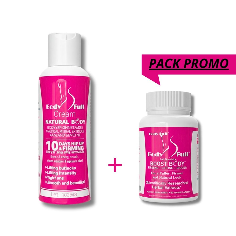 🎁 pack 🎁 – body full – pack complement 30gelules + creme – 200ml