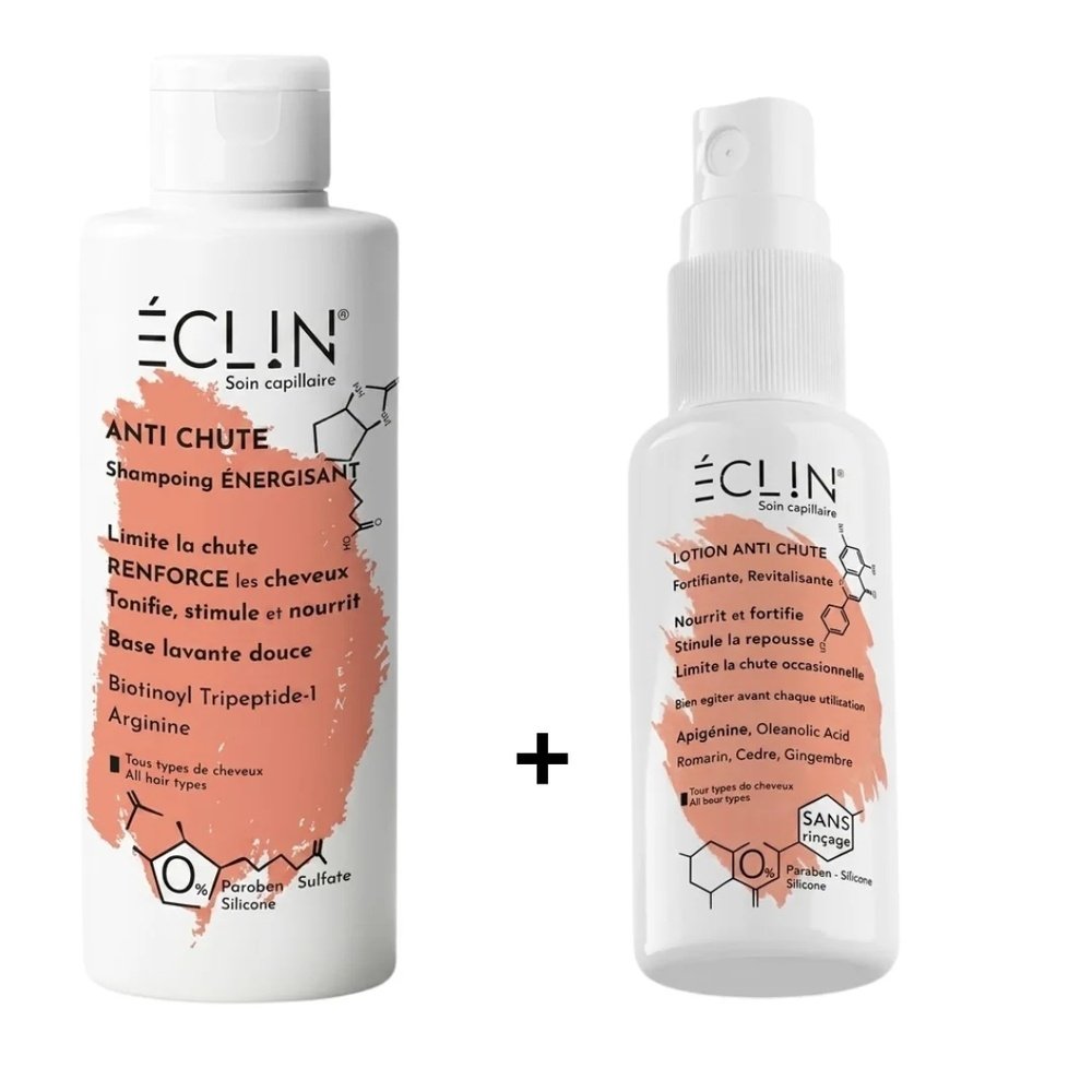 🎁 pack 🎁 – eclin – lotion anti chute 200ml+shampoing 200ml duo pack