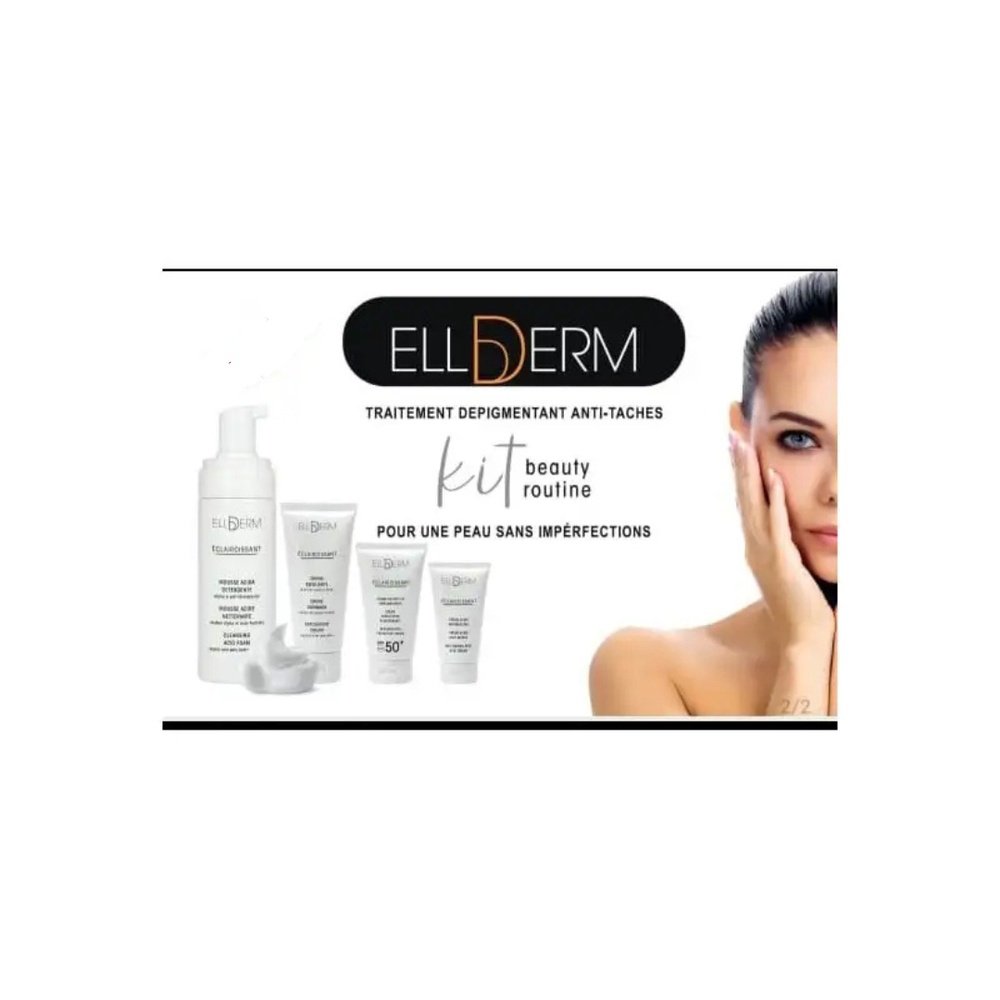 🎁 pack 🎁 – ellderm – pack antitache mousse nett+cr gommant+cr a.t+cr protectrice