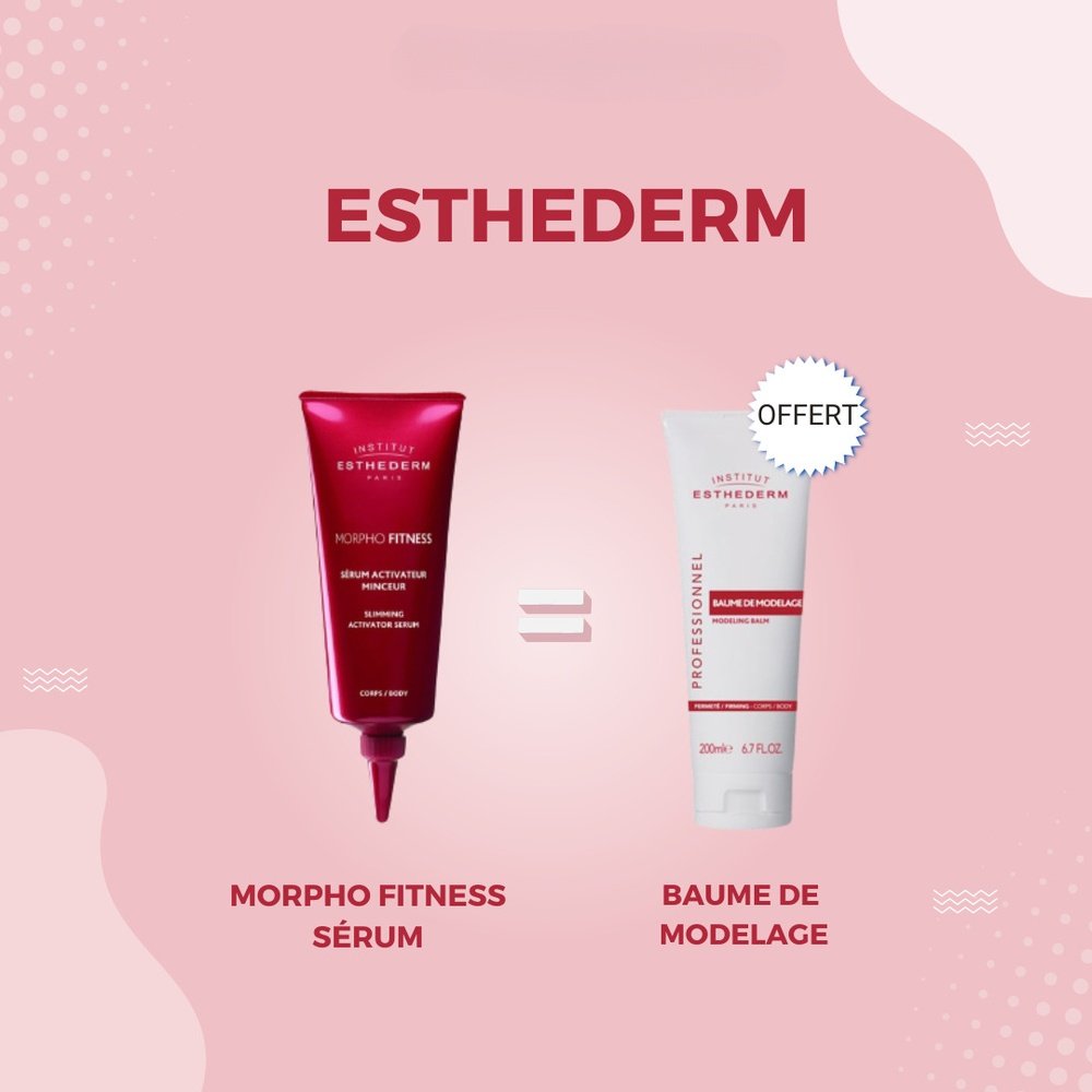 🎁 pack 🎁 – esthederm – pack duo morpho fitness serum+baume de modelage