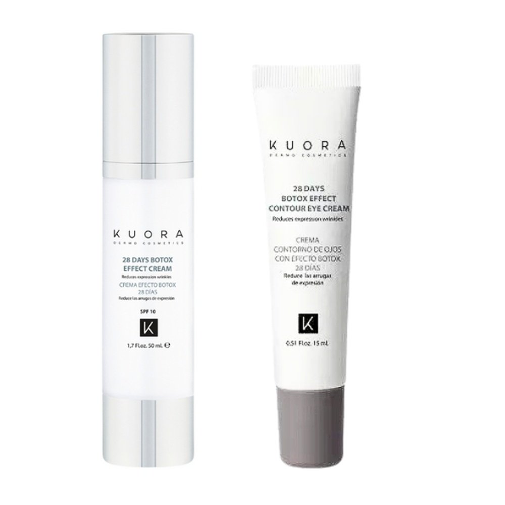 🎁 pack 🎁 – kuora – coffret effet botox 28jours 50ml+effet botox yeux 28jours