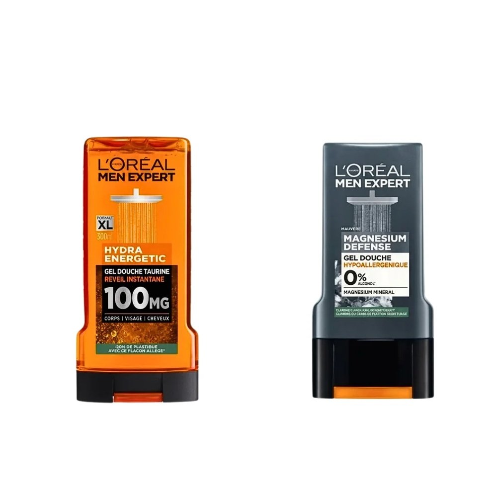 🎁 pack 🎁 – l’oreal paris – douche men exper magnesium + hydra energetic pack