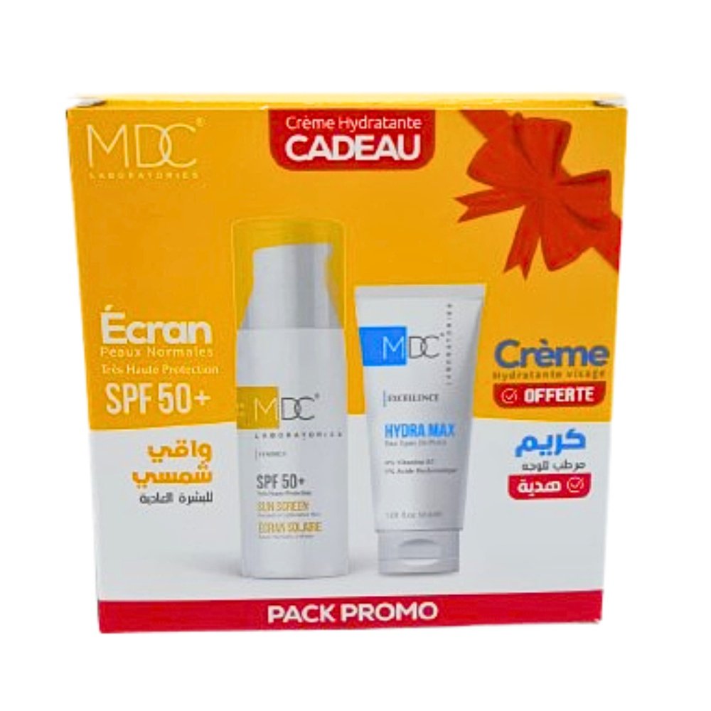 🎁 pack 🎁 – mdc – synergy ecran solaire pnm spf50+ 50ml+hydra max creme pack