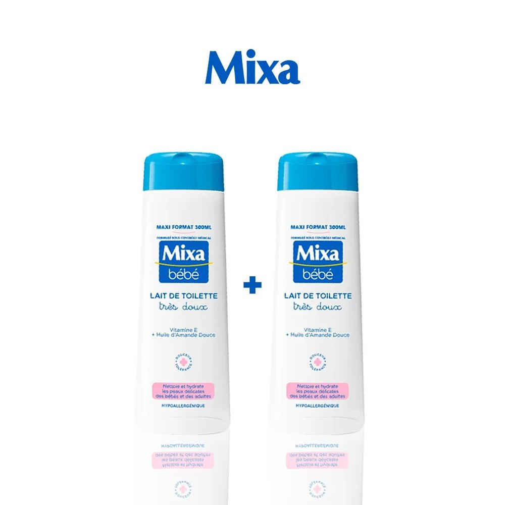 🎁 pack 🎁 – mixa – lait de toilette tres dousc x2 duo pack