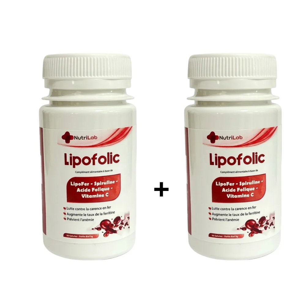 🎁 pack 🎁 – nutrilab – lipofolic 2*30gelules pack