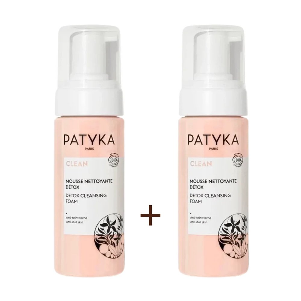 🎁 pack 🎁 – patyka – clean mousse nettoyant 2*150ml pack