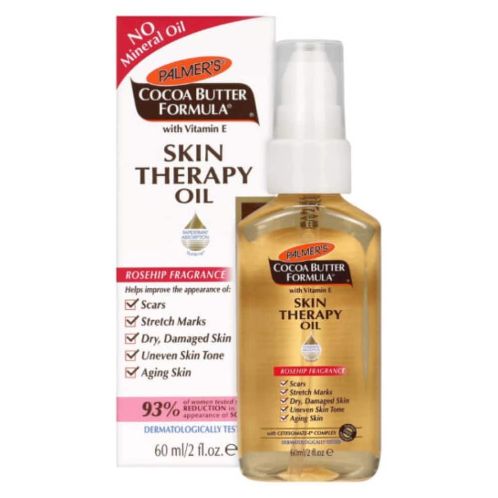 palmers – huile therapeutique cutanee corps parfumee a la rose – 60ml