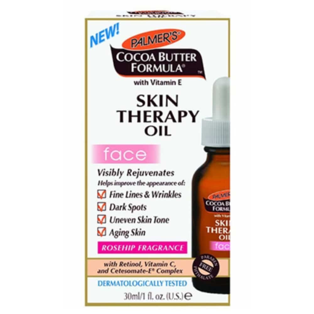 palmers – huile therapeutique visage parfumee a la rose – 30ml