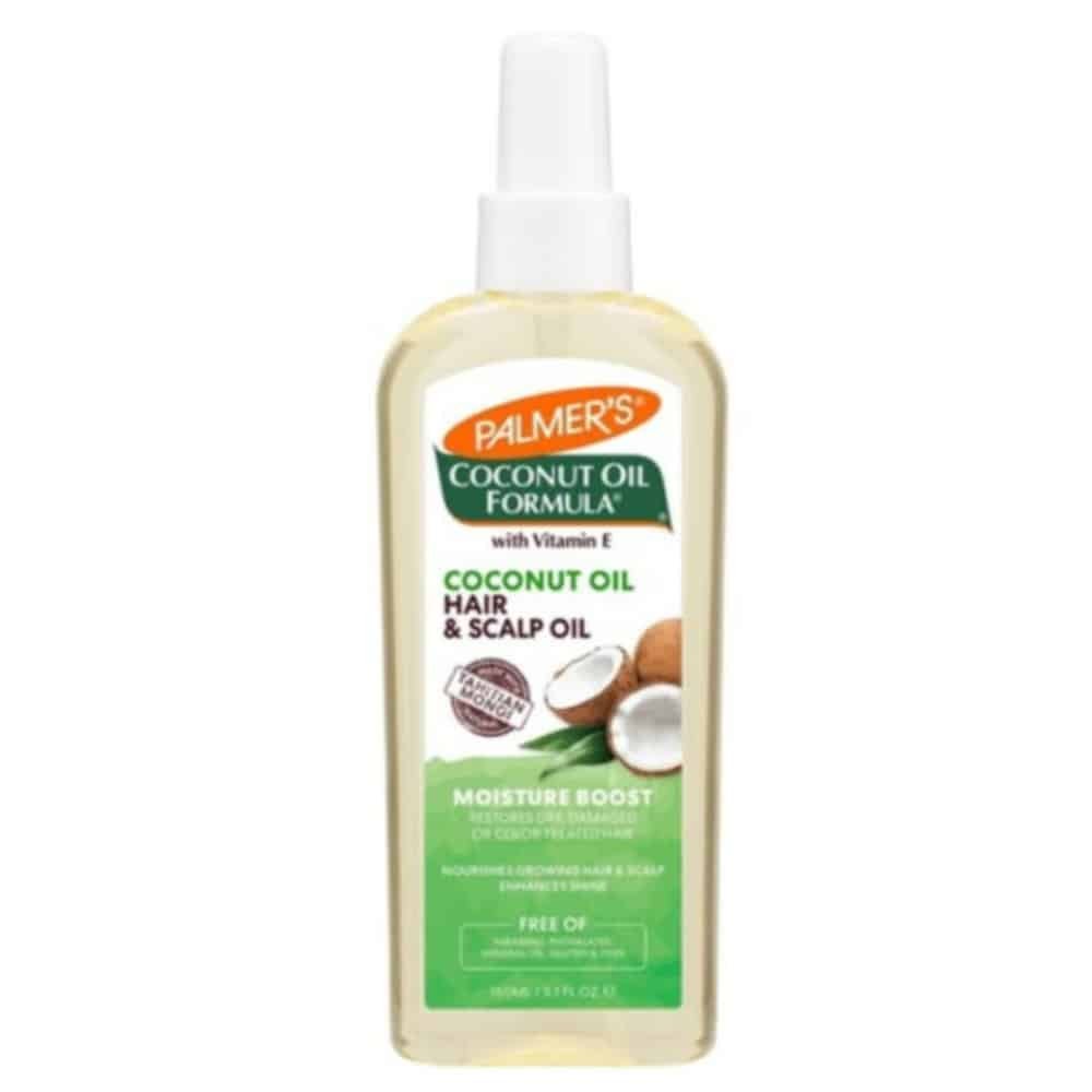 palmers – moisture boost huile pour cheveux et cuir chevelu huile de noix de coco – 150ml