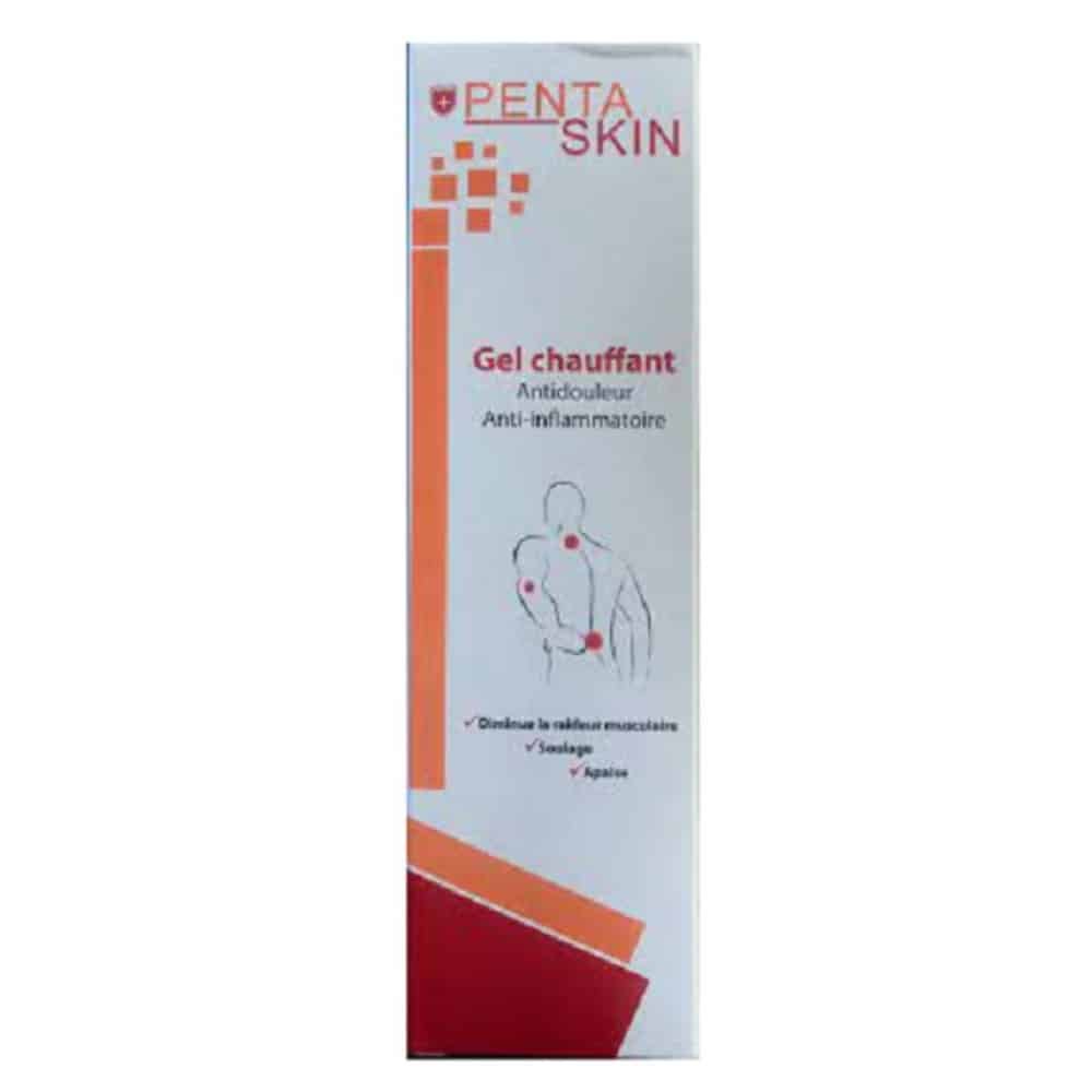 pentaskin – gel chauffant anti douleurs et anti inflammatoire – 120ml