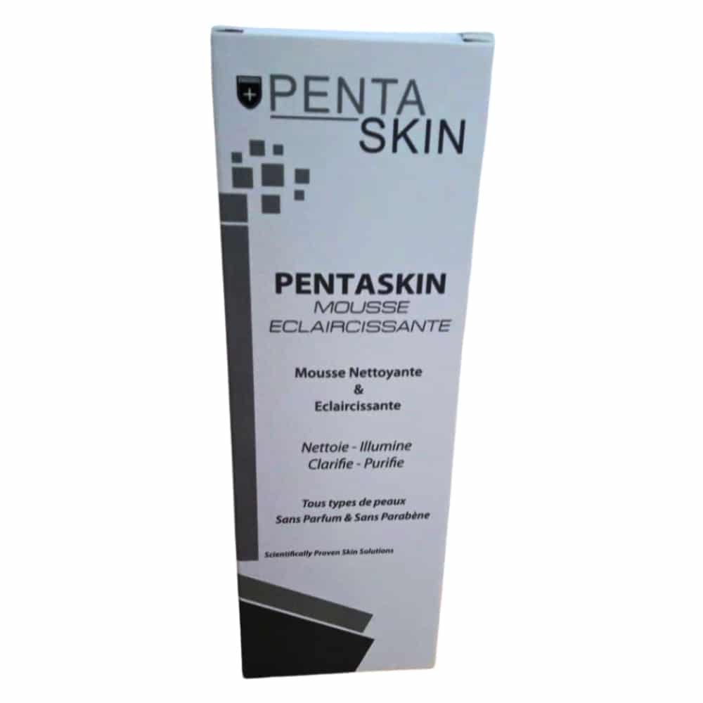pentaskin – mousse nettoyante eclaircissante – 150ml