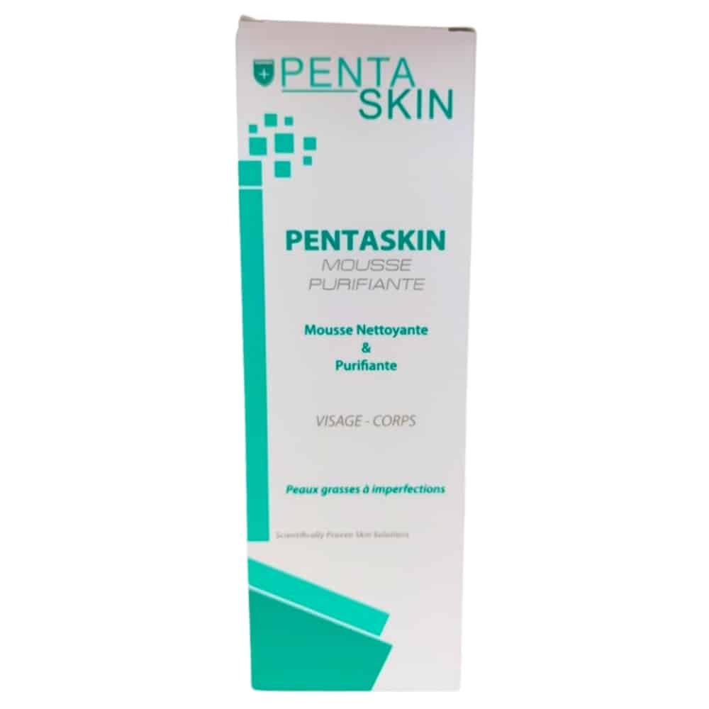 pentaskin – mousse nettoyante purifiante – 150ml