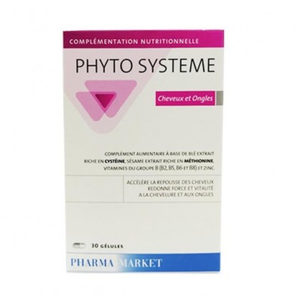 pharma market – phyto systeme cheveux et ongles – 30gelules