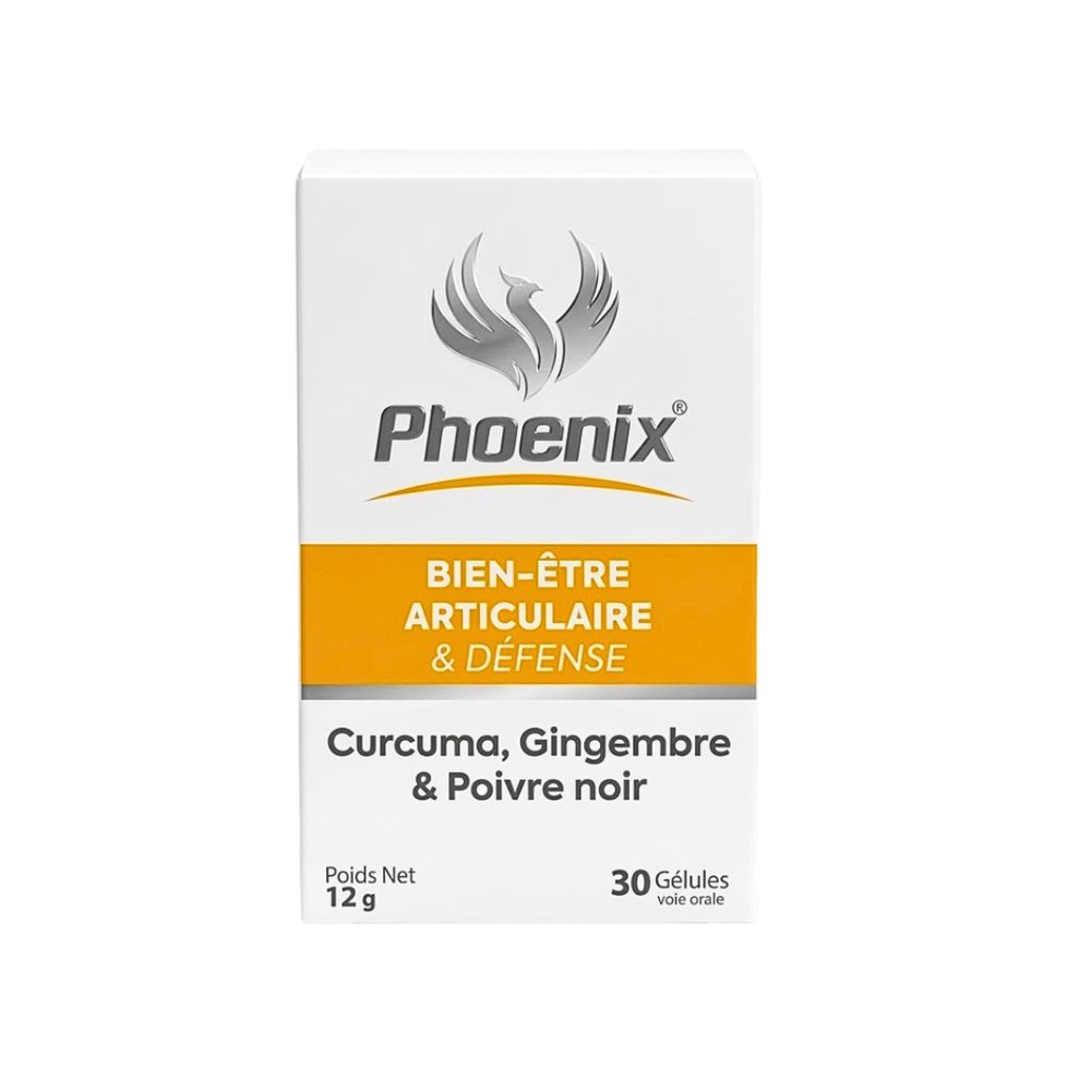phoenix – curcuma – gingembre – poivre noir – 30gelules
