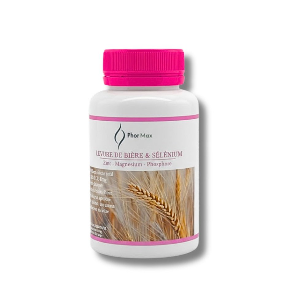 phormax – levure de biere selenium – 400 comprimes