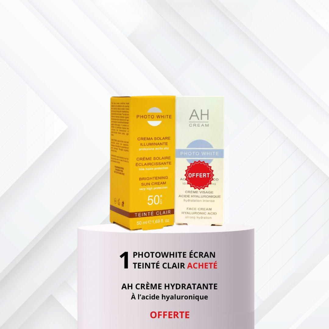 photowhite – ecran teinte spf50+ = ah cream 30ml offerte