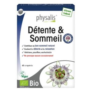 physalis – detente et sommeil – 45 comprimes