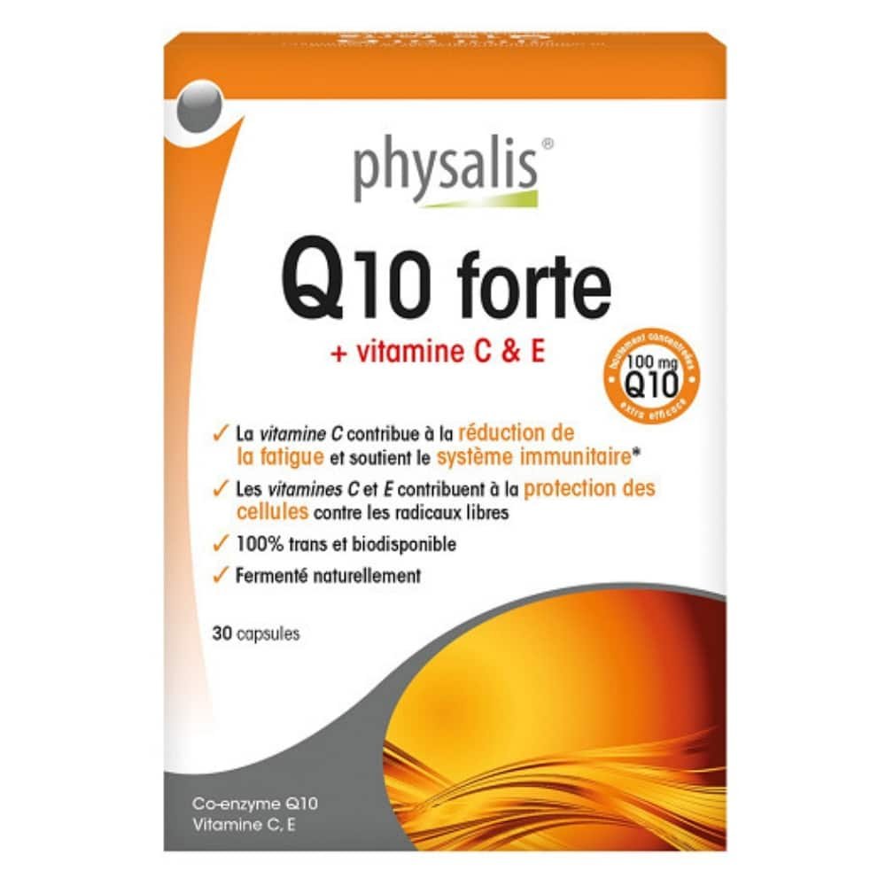physalis – q10 forte + vitamine c et e – 30 capsules