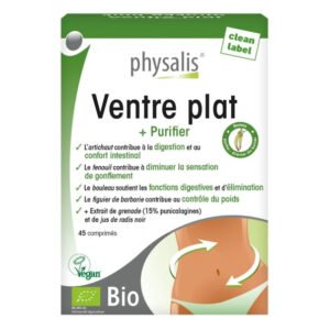 physalis – ventre plat + purifier – 45 comprimes
