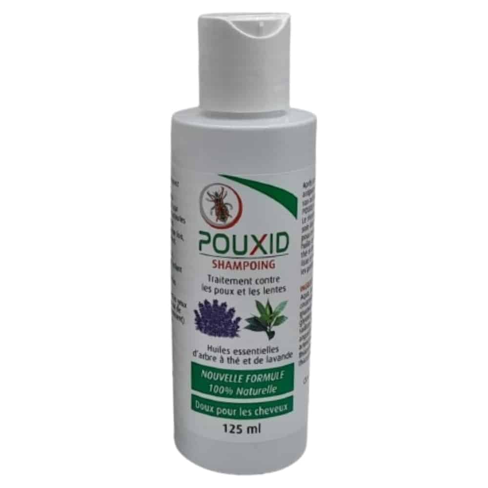 pouxid – shampoing traitement anti poux et lentes – 125ml