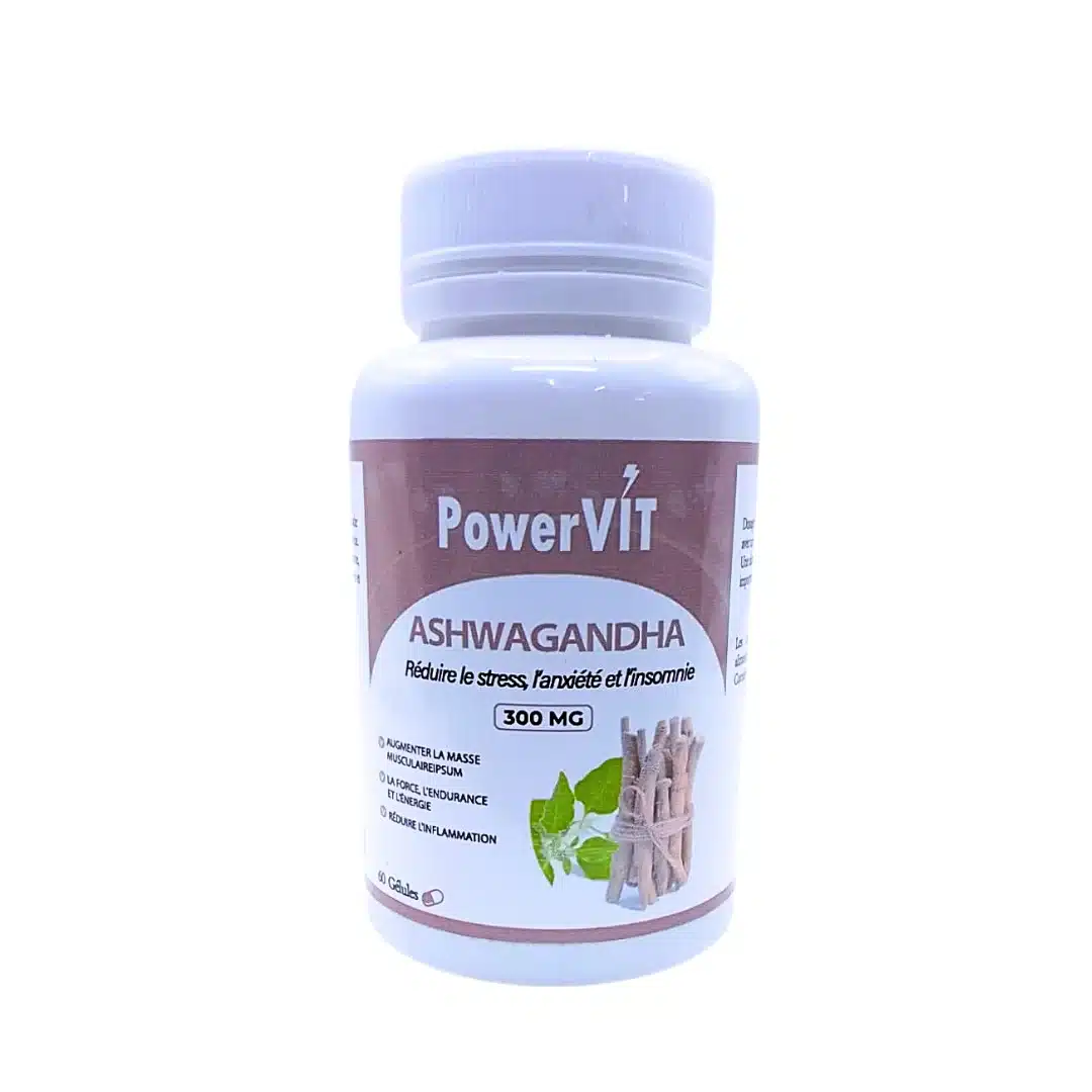 powervit – ashwaganda 300mg – 60 gelules