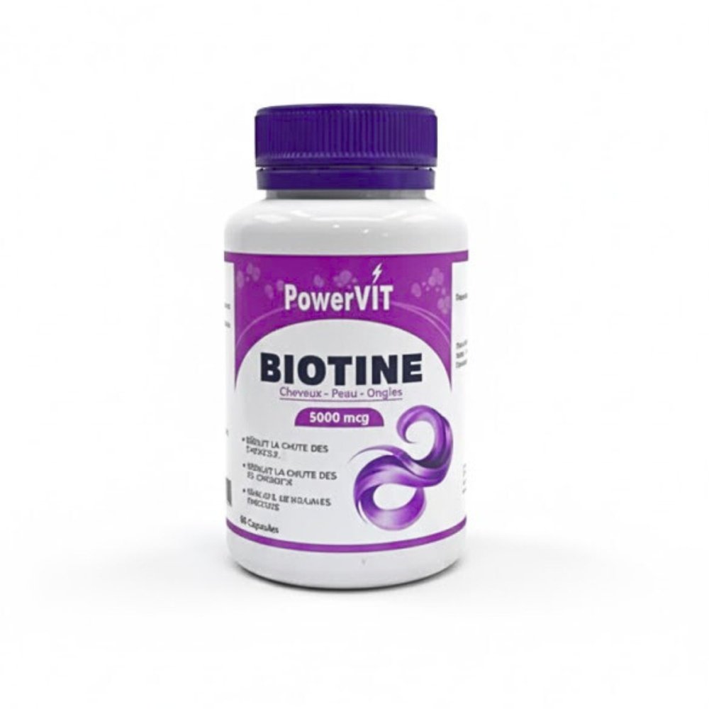 powervit – biotine – 60 gelules