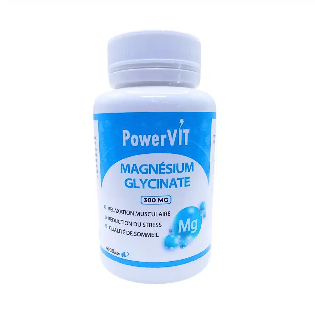powervit – magnesium glycinate 300mg – 60 gelules