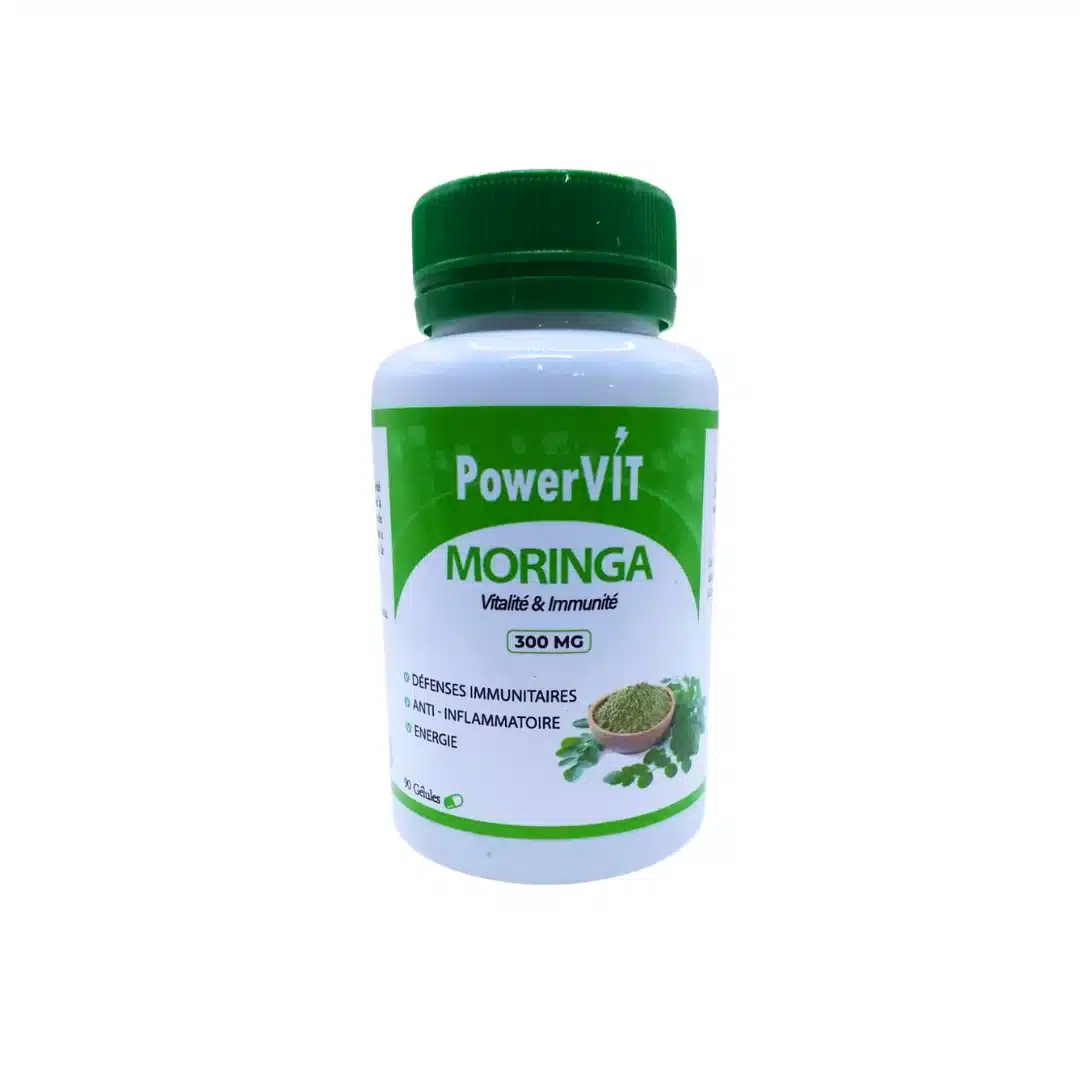 powervit – moringa 300mg – 90 gelules