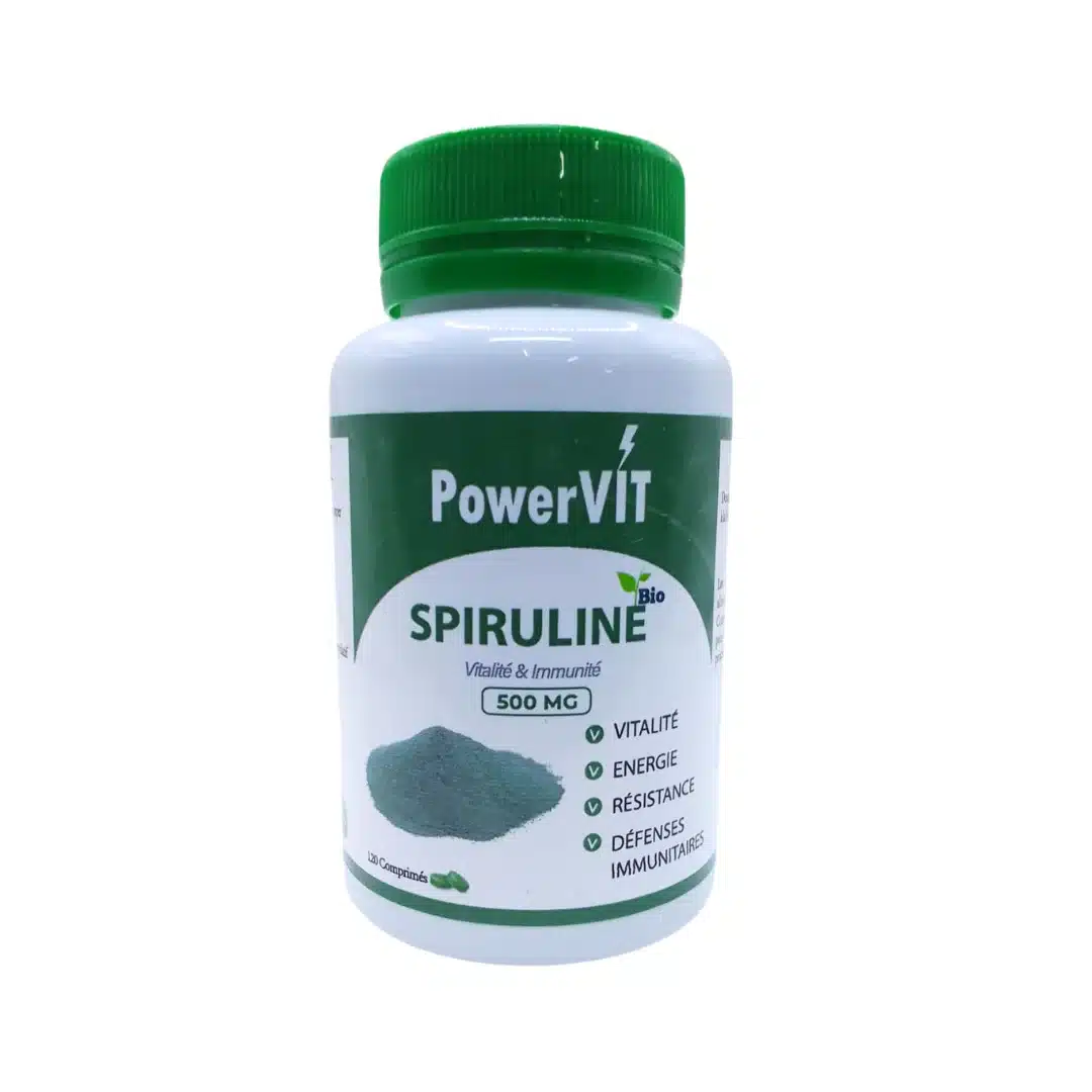 powervit – spiruline 500mg – 120 comprimes