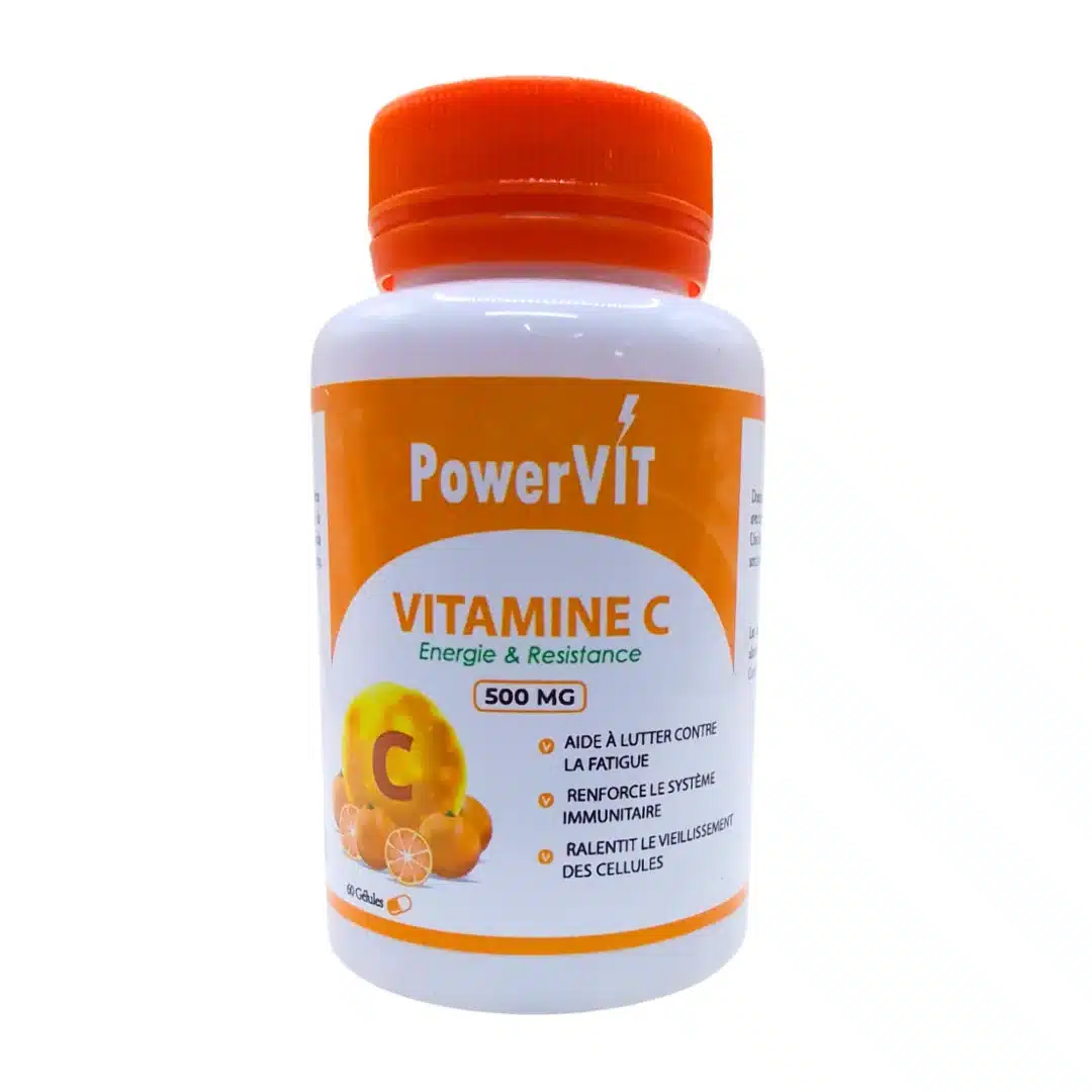 powervit – vitamine c 500mg – 60 gelules