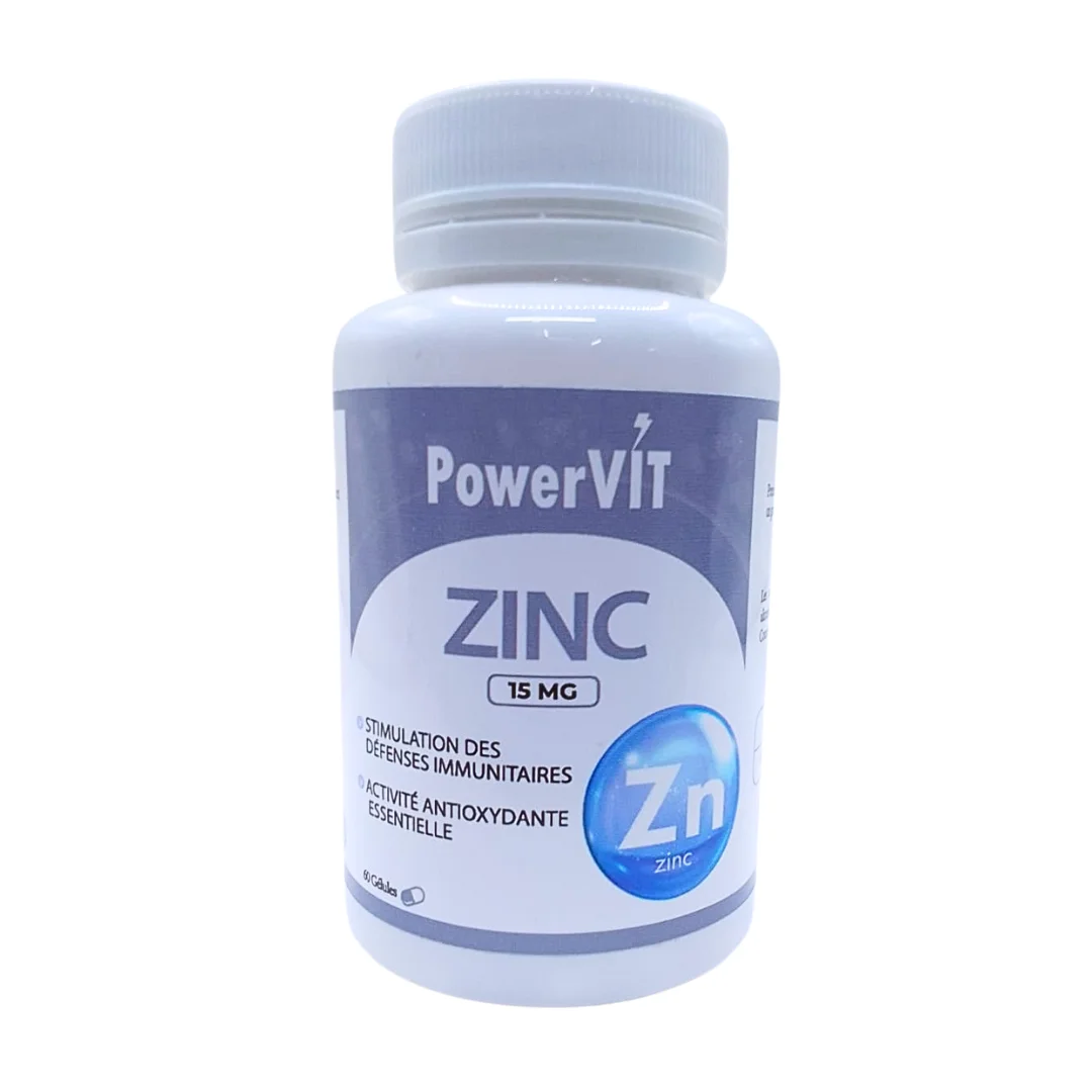 powervit – zinc 15mg 60 ggelules