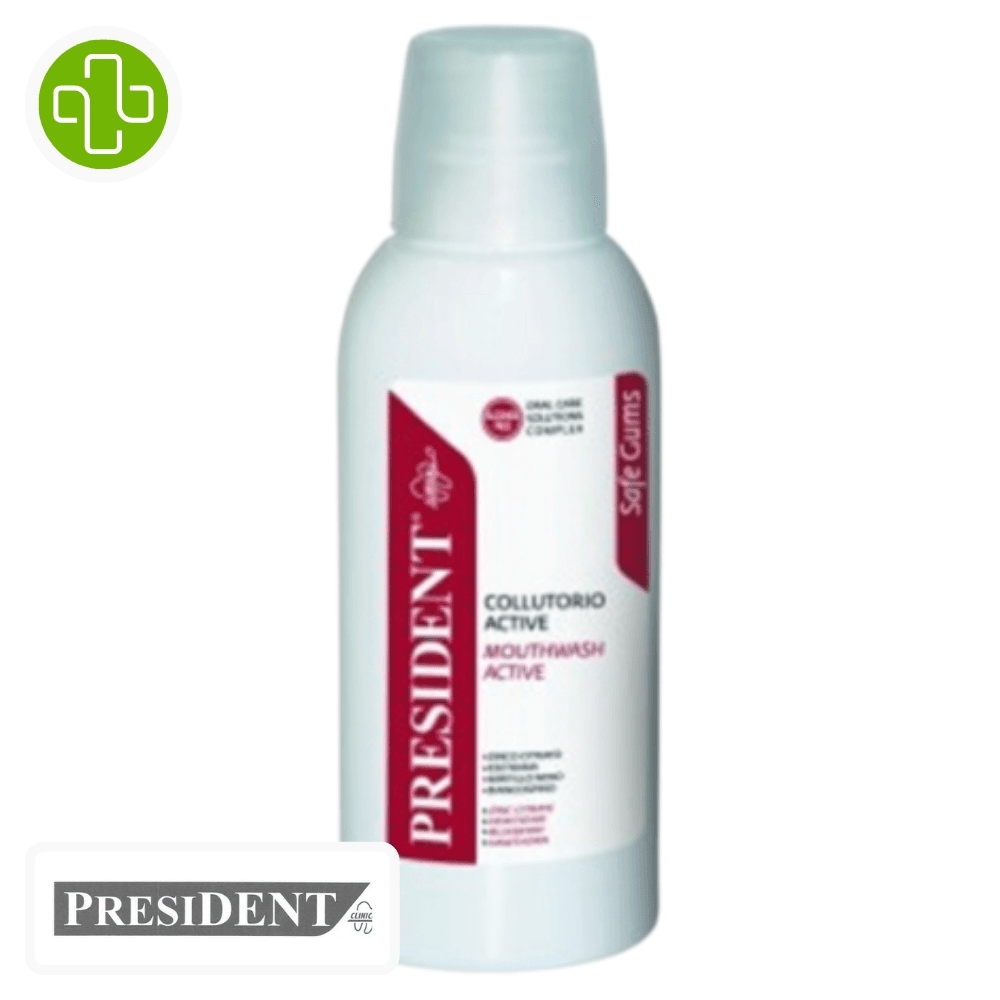 president – active bain de bouche protection gencives – 200ml