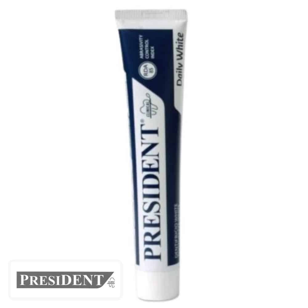 president – daily white dentifrice blancheur – 75ml