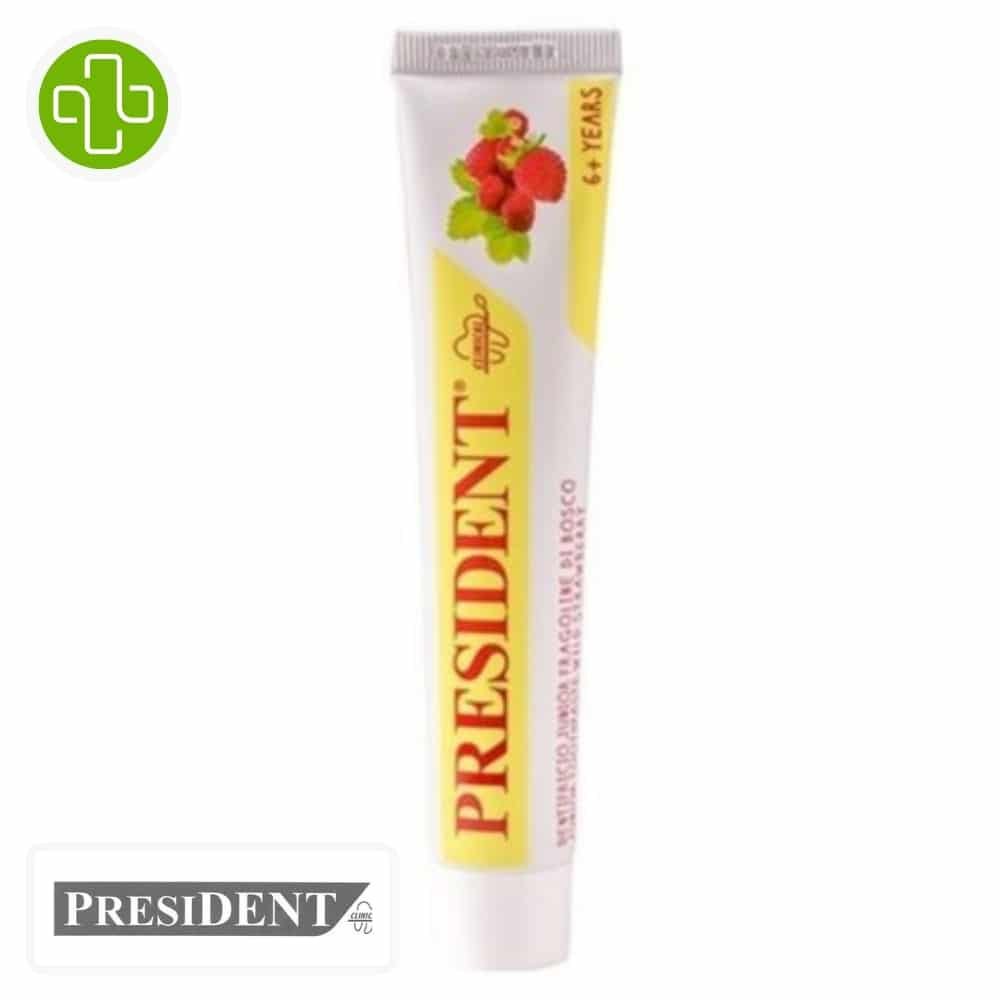 president – dentifrice junior 6ans+ gout fraise – 50ml