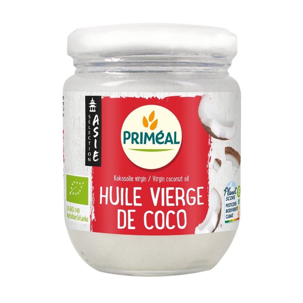 primeal – huile de coco vierge – 200g