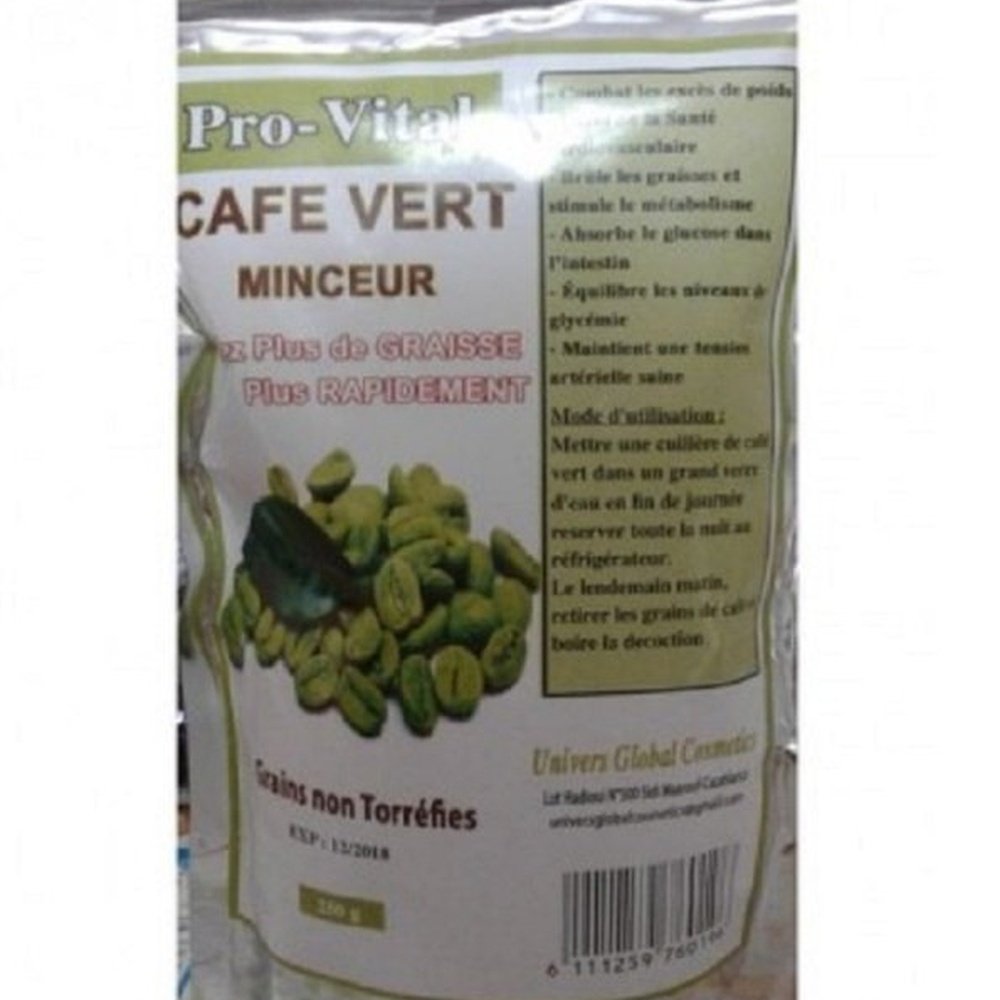 pro vital – cafe vert minceur – 250g