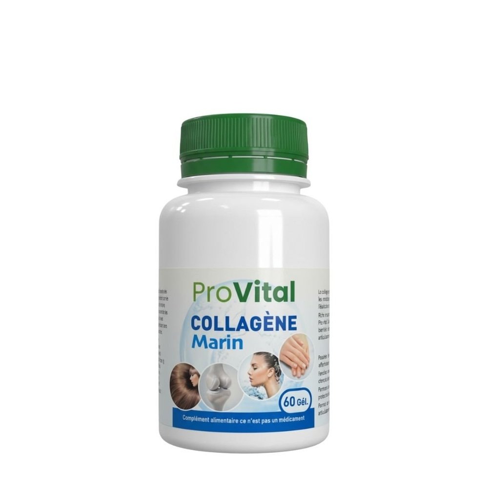 pro vital – collagene marin 330mg – 60gelules