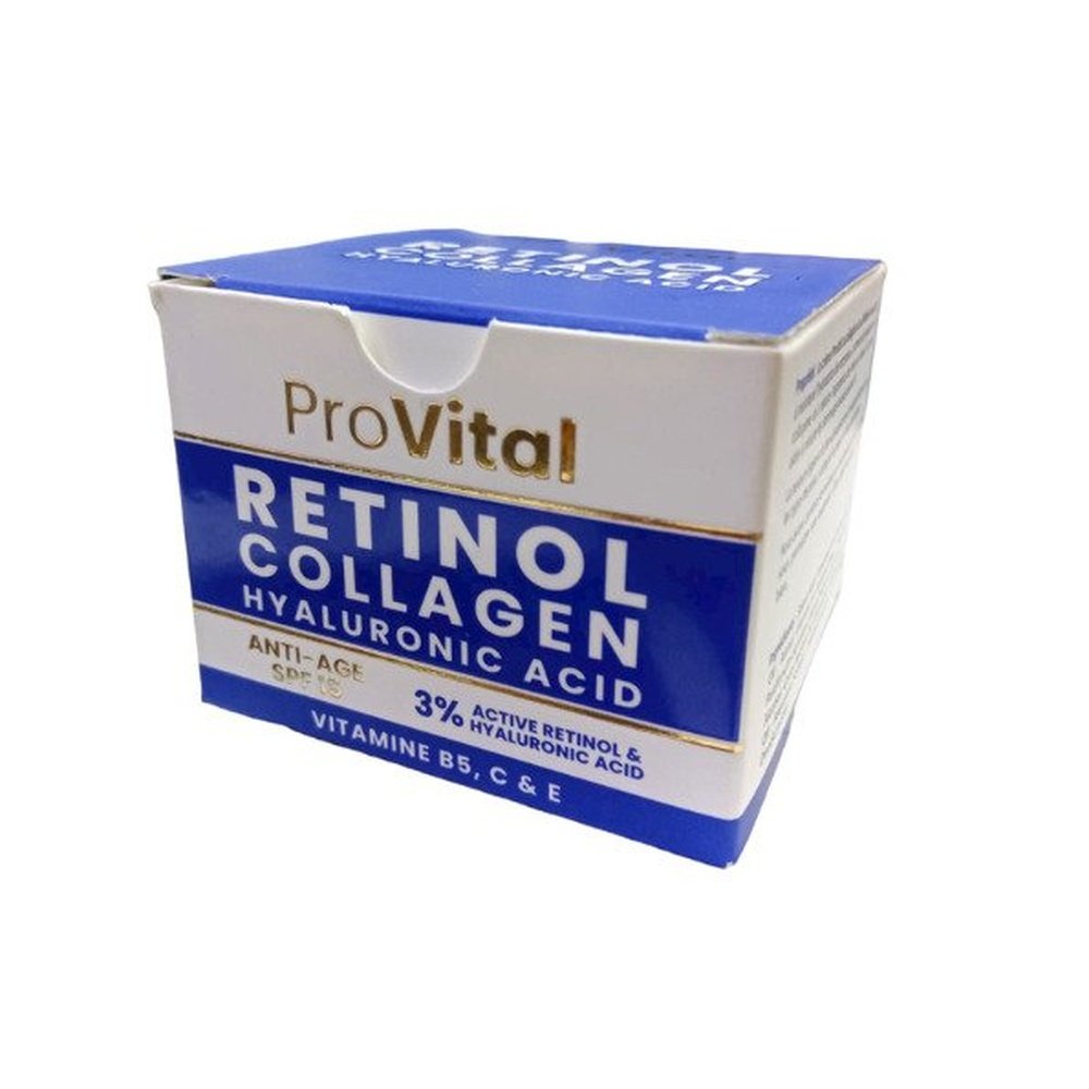 pro vital – creme retinol collagen h.a – 50ml