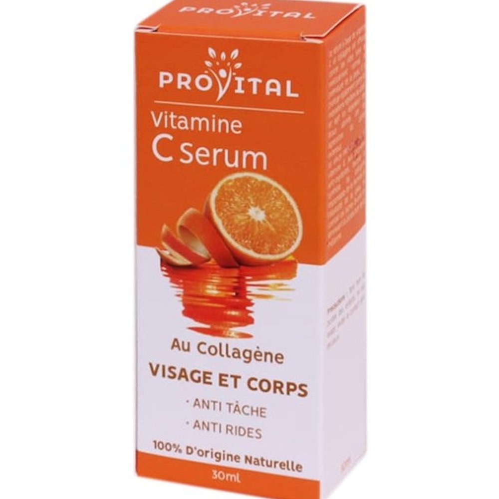 pro vital – vitamine c serum au collagene – 30ml