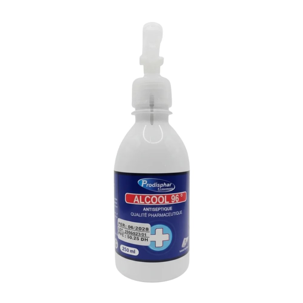 prodisphar – spray alcool antiseptique 96% – 250ml