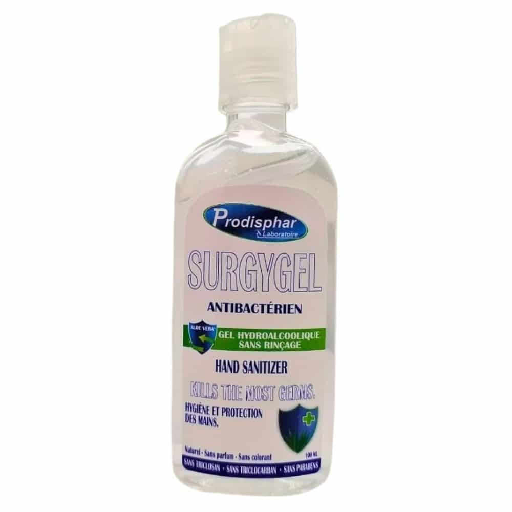 prodisphar – surgygel gel hydroalcoolique anti bacterien – 100ml