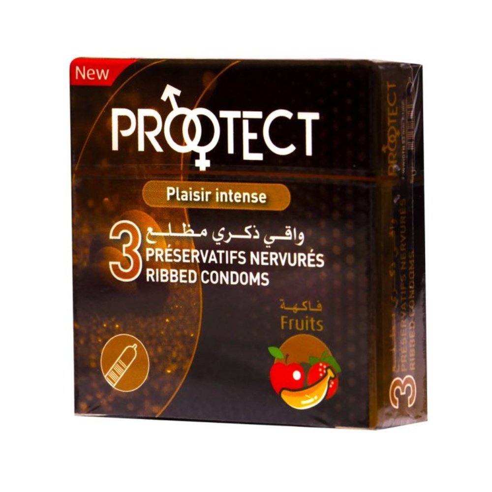 prootect – preservatifs fruits – 3pcs
