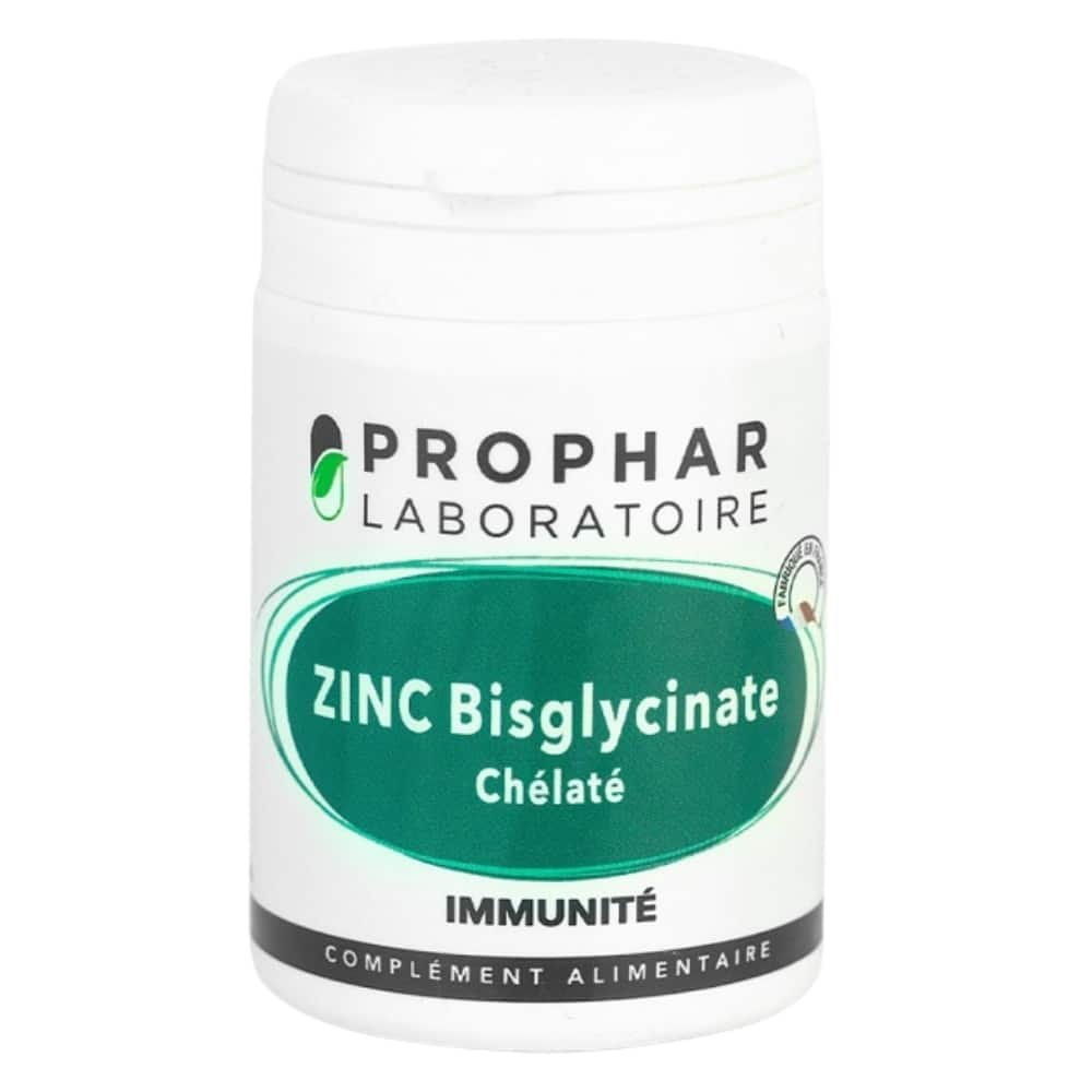 prophar – zinc bisglycinate chelate immunite – 50 comprimes
