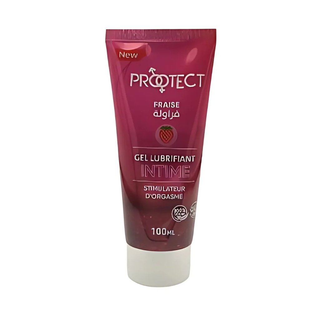 protect – gel lubrifiant fraise – 100ml