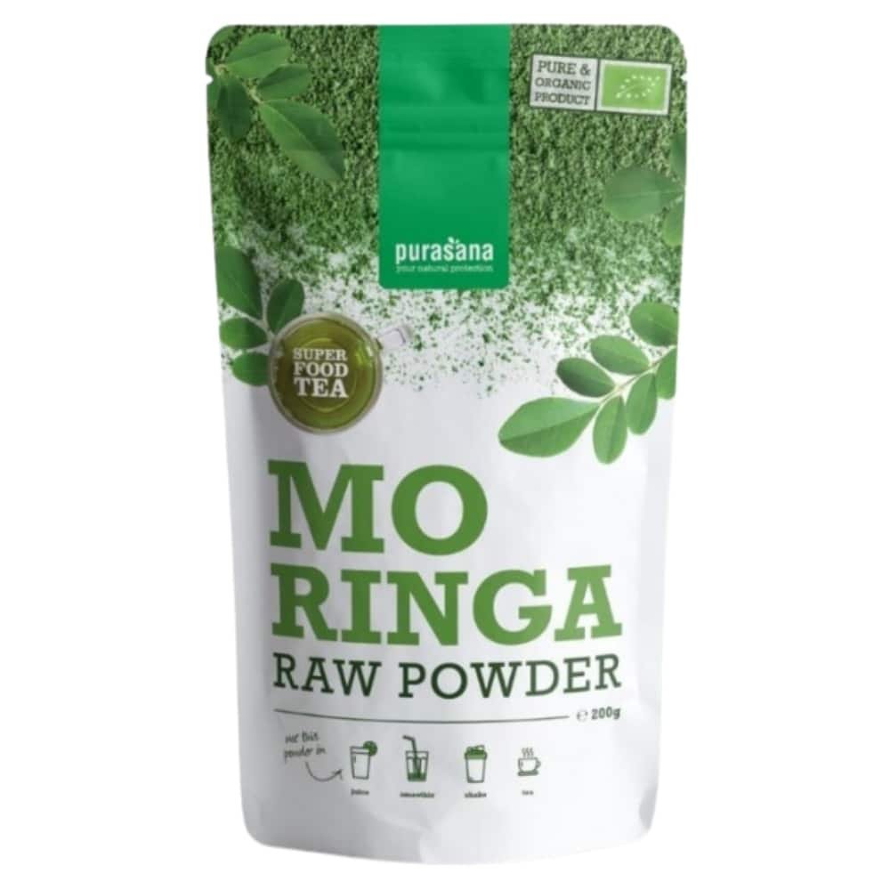 purasana – super food tea moringa poudre bio – 200g