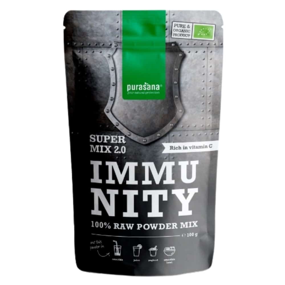 purasana – super mix 2.0 immunity poudre bio – 100g