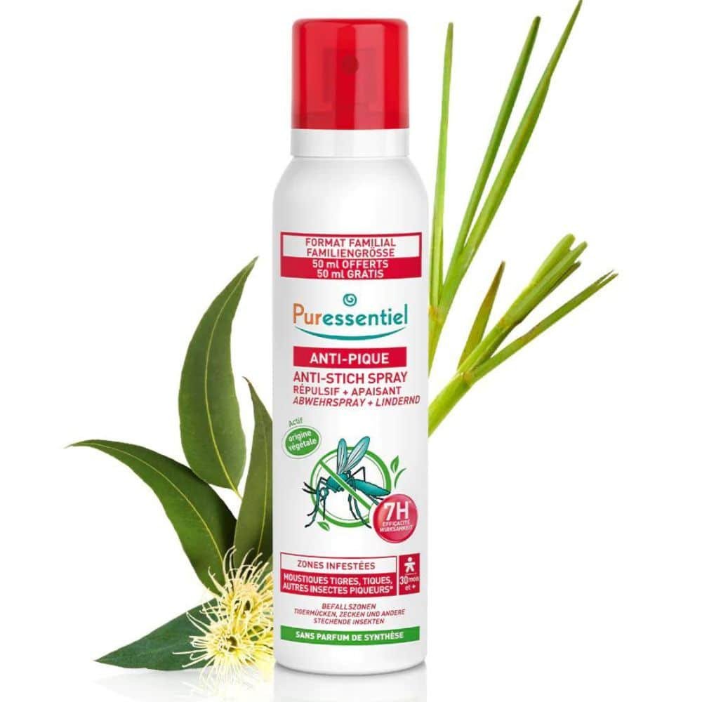 puressentiel – anti pique spray repulsif et apaisant 7h – 200ml