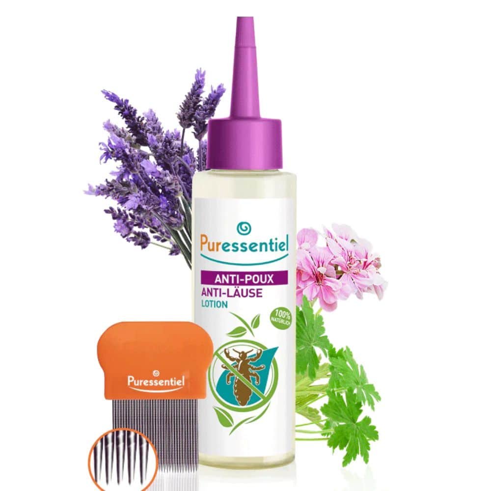 puressentiel – anti poux lotion traitante avec peigne – 100ml